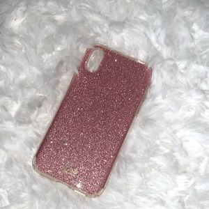 Ciel Pink Glitter iPhone XS/X Case